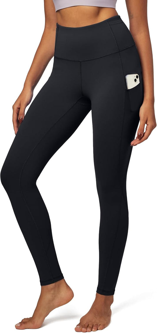 Leggings with Pockets for Women High Waisted Yoga Pants for Women Butt Lifting Workout Leggings for Women with 4 Pockets